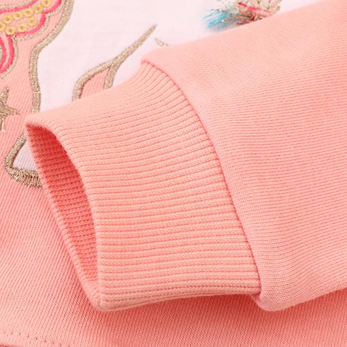 Bumeex Toddler Girl Sweatshirt Clothes Outfit, Cotton Crewneck Christmas - Image 5