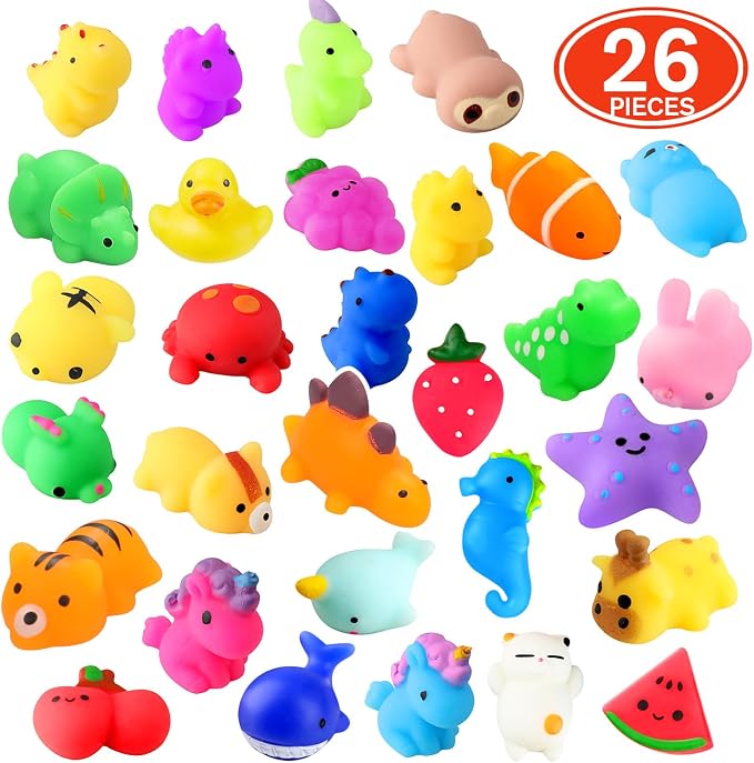 Squishies, 26 Pack Mochi Squishy Toys - Image 2