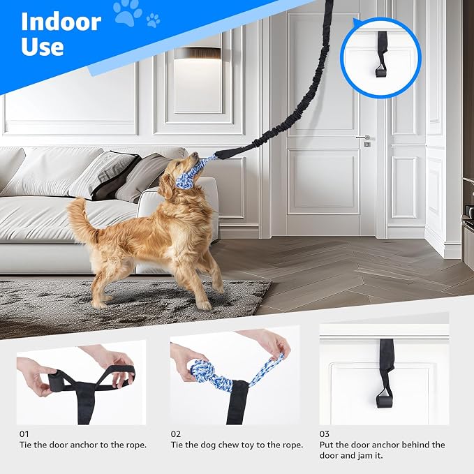 LOOBANI Spring Pole Dog Rope Toys - Image 6