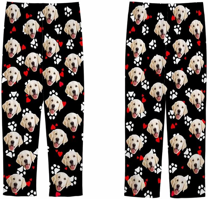 Custom Pajama Pants Women Personalized Face Pajamas Bottom Couple Pajama Pants - Image 6