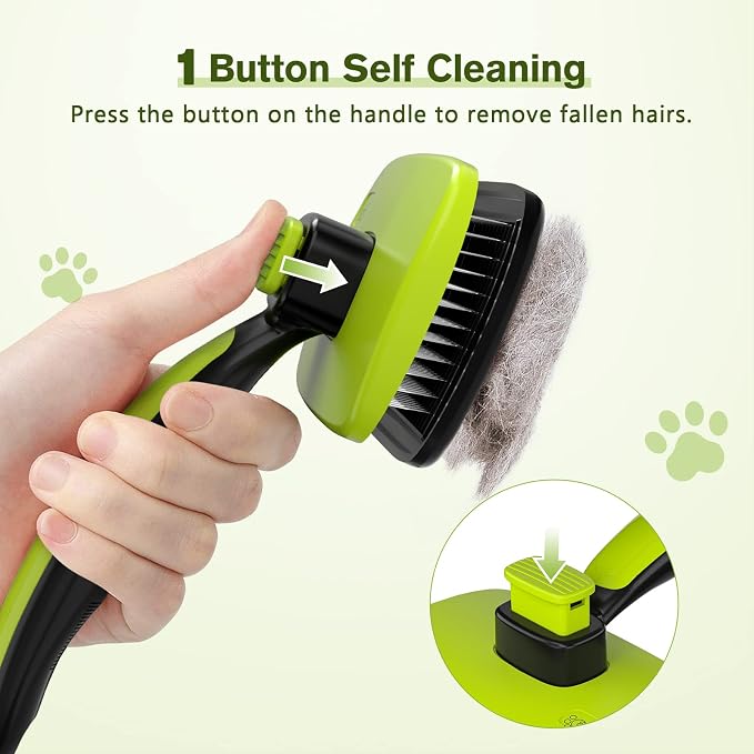 Pecute Self-Cleaning Slicker Brush - Image 2