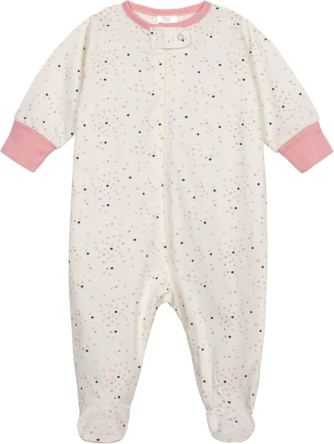 Onesies Brand Baby Girls' 4-pack Sleep 'N Play Footies Multi Pack - Image 4