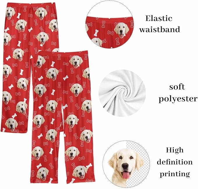 Custom Couple Pajama Pants Sock - Image 5