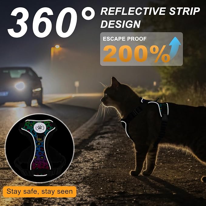 BEAUTYZOO Escape Proof Cat Harness and Leash - Image 6