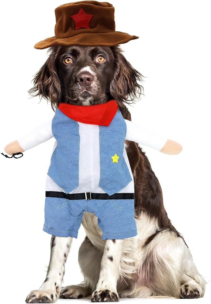 NACOCO Halloween Cowboy Dog Costume - Image 3