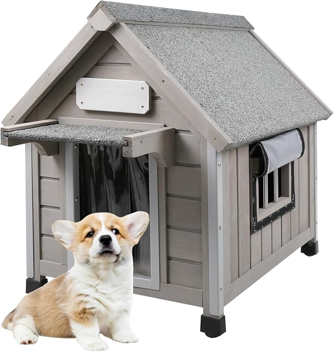 PetsCosset 20.5" L Outdoor Dog House by PETSCOSSET