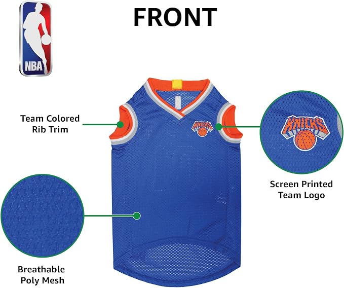 Pets First NBA NEW YORK KNICKS DOG Jersey, Medium - Image 6