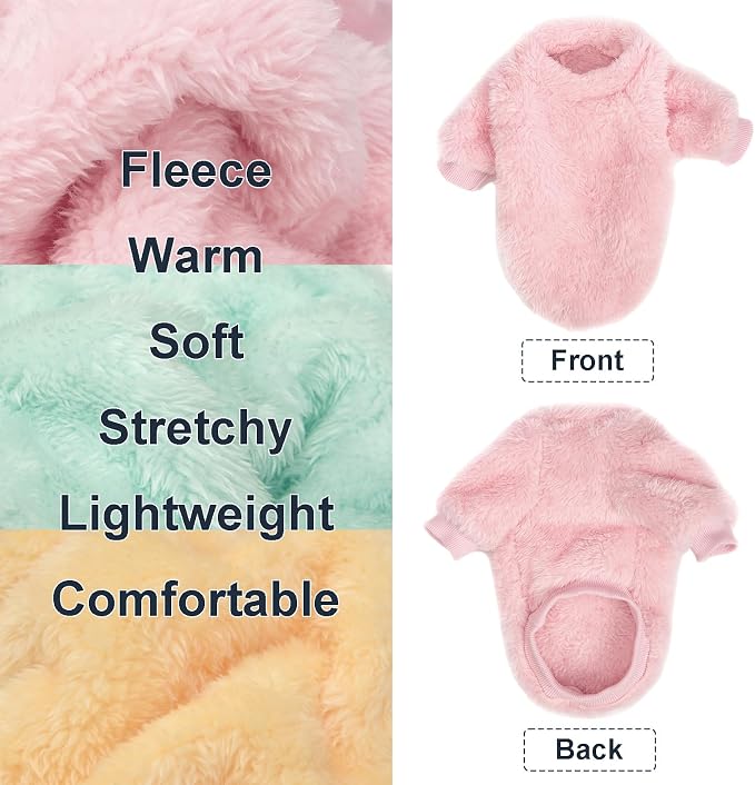 Dog Sweater, 3 Pack Dog Sweaters - Image 3