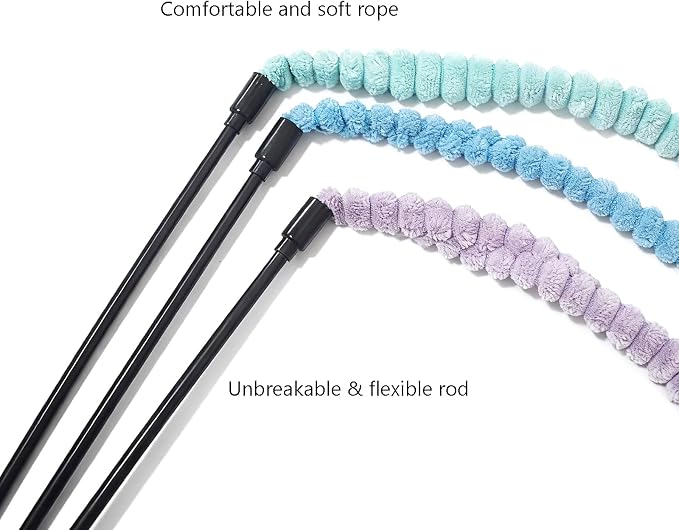 IUHKBH Cat Teaser Wand Toys 3 Pack - Image 3