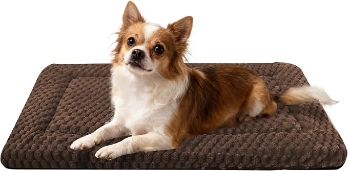 Dog Bed Crate Mat, Soft Durable Washable Anti-Slip Kennel Pad by %E7%AB%8B%E5%8D%B3%E8%B4%AD%E4%B9%B0