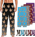 Custom Couple Pajama Pants Sock by FUNAO