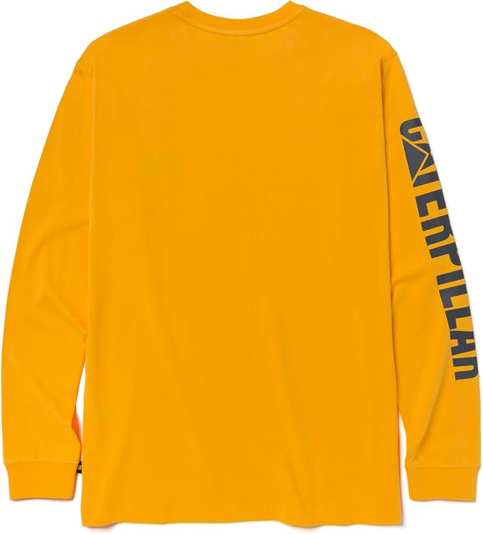 Caterpillar Trademark Banner Long Sleeve Tee Shirts - Image 2
