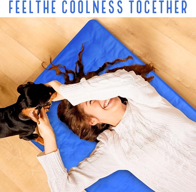 Cooling Pad Mat for Sleep Cooling Mattress Pad Gel for Bed, Relieve Pain - Image 7