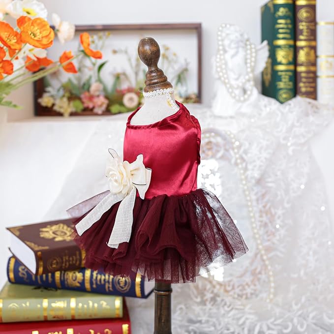 Fashion Sweet Puppy Dog Blingbling Princess Skirt Pet Dog Lace Cake Camisole - Image 2