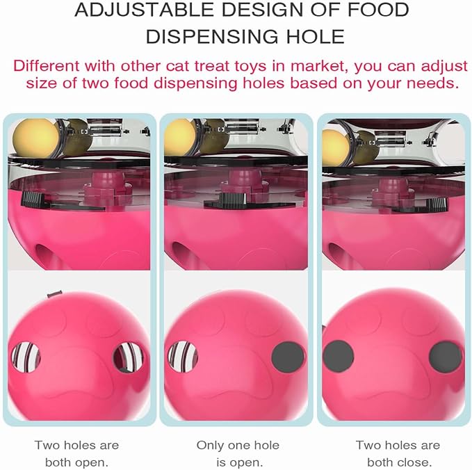 Cat Toy for Indoor Cats Wobble KittenTreat Dispensing Ball Food Dispenser - Image 6