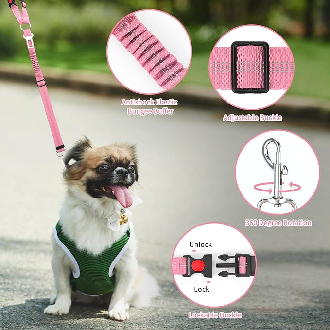 BWOGUE 2 Piece Dog Seat Belt for Car - Image 4