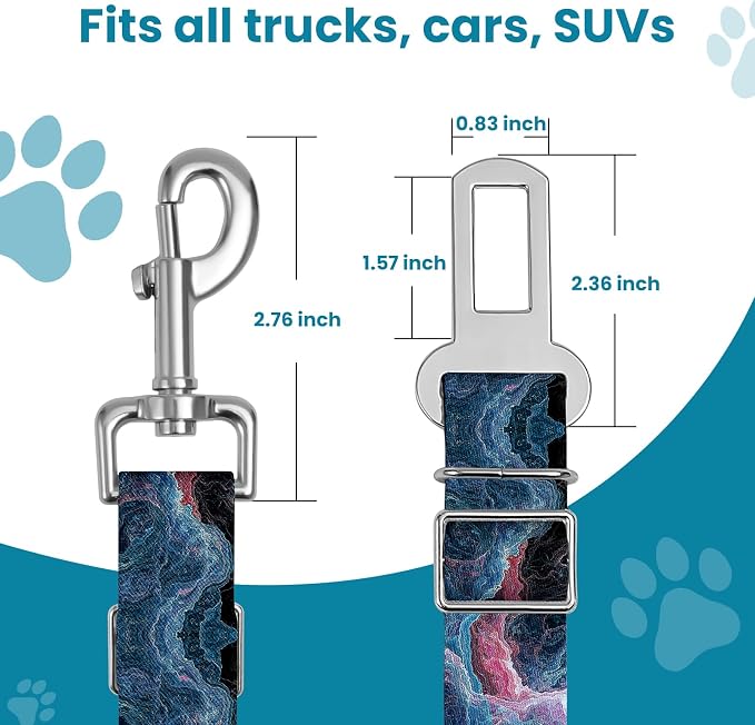 Adjustable pet cat and Dog car seat Belt，The Lanyard is Flexible and Adjustable - Image 5