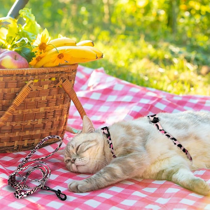 PAWCHIE Cat Harness and Leash Set, Cats Escape Proof-Adjustable Kitten Harness - Image 6