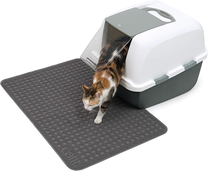 Catit Large Cat Litter Mat – Gentle on Paws, Traps Loose Litter, Easy - Image 5
