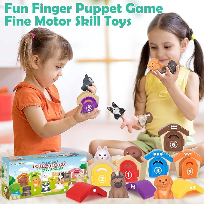 Aigybobo Learning Toys for Toddlers 1 2 3 Year Old, Animal Counting Matching - Image 7