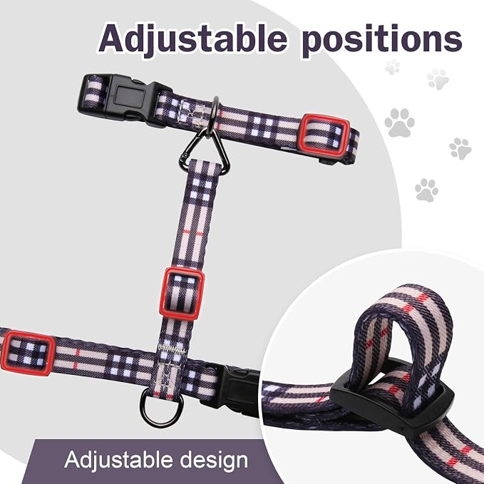 Hikiko Cat Harness and Leash Set Escape Proof Adjustable Walking Travel Soft - Image 2