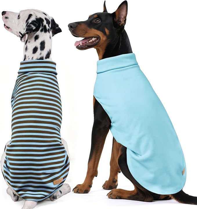 KYEESE 2Pack Dog Sweater Soft Pets Sweatshirt Pullover Large Pet Sweater Warm by KYEESE