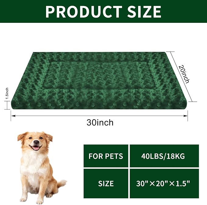 Dog Bed Mat - Comfortable Kennel Pad, Soft Support - Image 3