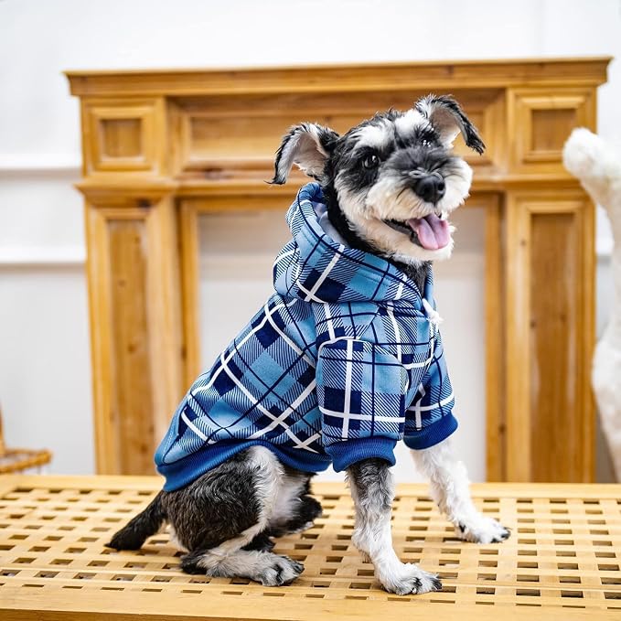 EXPAWLORER Plaid Dog Hoodie - Image 6