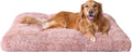 EHEYCIGA Fluffy Dog Crate Bed for Extra Large Dogs, Plush Faux Fur Crate Pad by EHEYCIGA