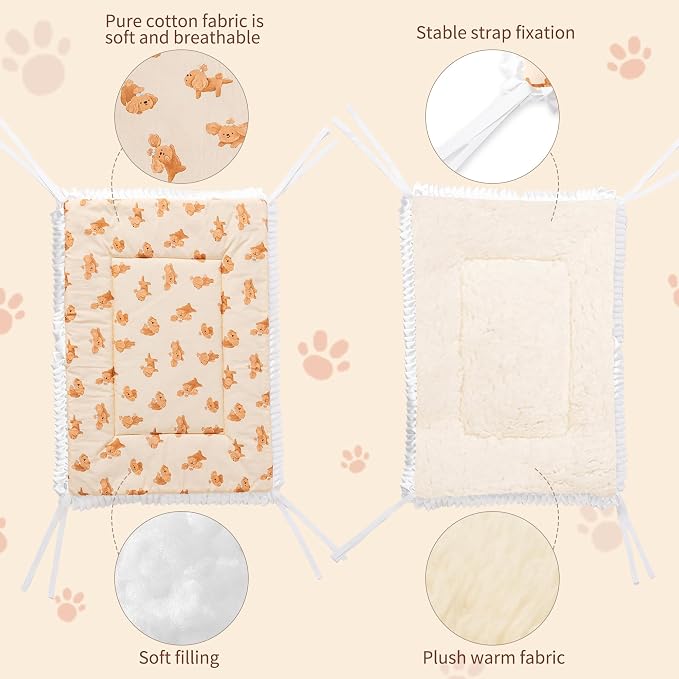 Reversible Silent Cat Bed Self Warming Pet Pad Thin Style Mat Washable Cushion - Image 3