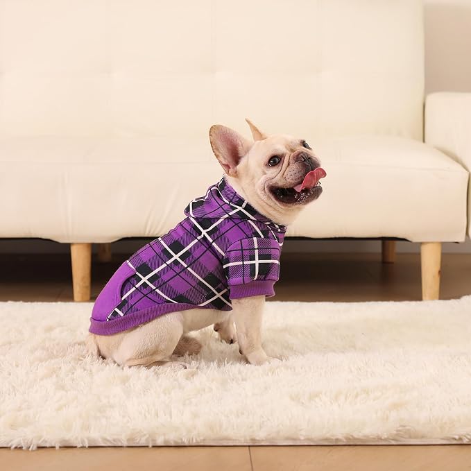 EXPAWLORER Plaid Dog Hoodie - Image 7