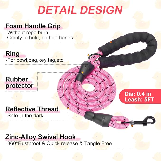 BEAUTYZOO Dog Harness Small Sized and Leash Set, Step-in Soft Padded Mesh Puppy - Image 6