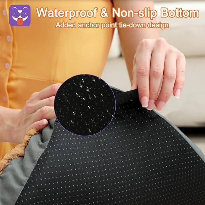 POCBLUE Washable Dog Beds for Crate, Small Plush Pet Mat for Cages, Anti-Slip - Image 4