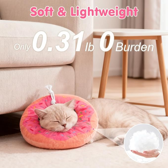 BEAUTYZOO Cat Cone Collars Soft, Cat Recovery E Collars After Surgery to Stop - Image 3