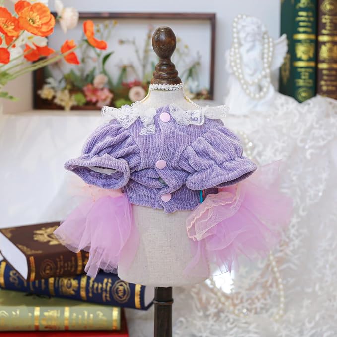 Fashion Sweet Puppy Dog Blingbling Princess Skirt Pet Dog Lace Cake Camisole - Image 4
