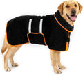 Bienbee Dog Bathrobe, Super Absorbent for Small to Large Dogs, Black L by Bienbee