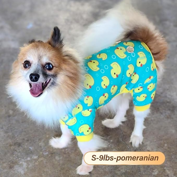 KYEESE Dog Pajamas Soft Dogs Clothes Pet Coat Velvet Dog Pajamas Small Sized - Image 2