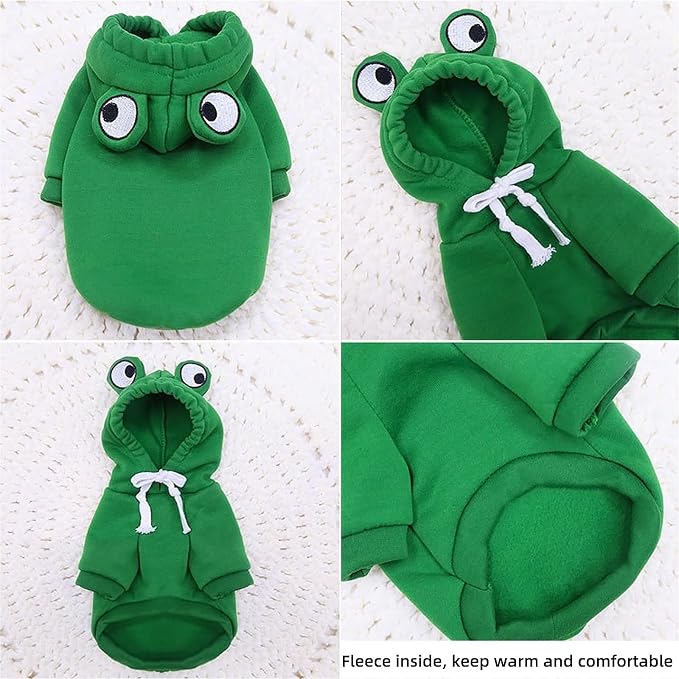Dog Hoodies Clothes Autumn Winter Sweatshirts Teddy Bulldog Bulldog Clothing - Image 5