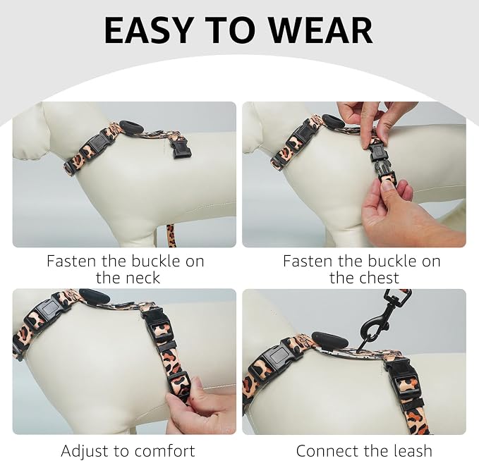 SCENEREAL Adjustable Cat Harness and Leash Set - Image 7