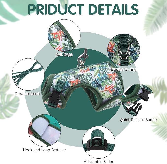 BINGPET Cat Harness and Leash Set Escape Proof - Image 3