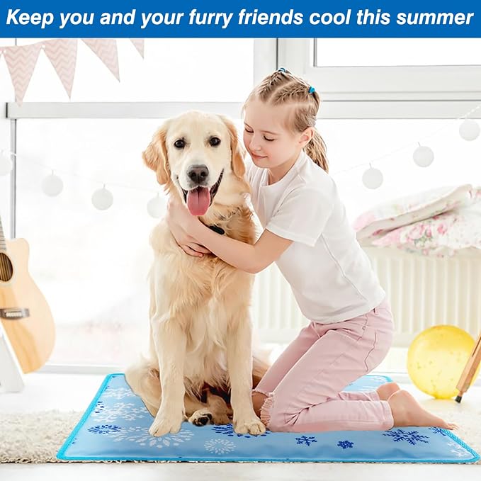 Dog Cooling Mat Water Injection Pet Cool Pads Dogs & Cats Pet Cooling Blanket - Image 6