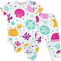 Baby Clothes Set Infant Bodysuits Pants Sets 0-24M by KICPOAY