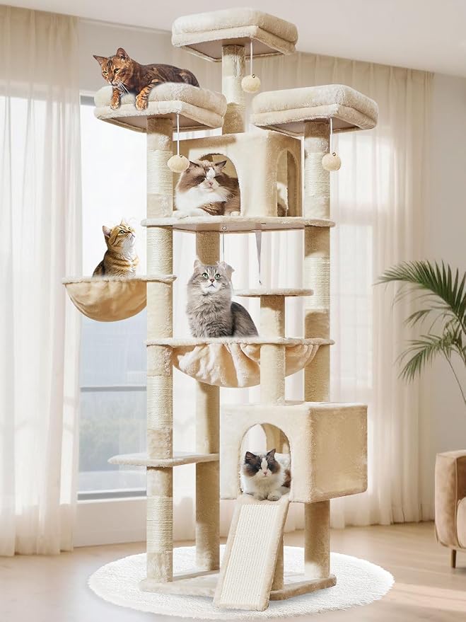 Taoqimiao 76-Inch Cat Tree by Taoqimiao