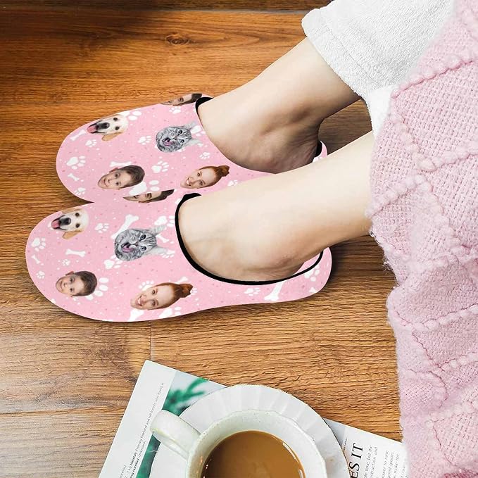 Artsadd Custom Pajamas for Women Men Family, Personalized Face Pjs Pajama Pants - Image 5