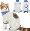 DENTRUN Cat Surgery Recovery Suit Female Male Soft Onesie, Kitten Surgical by DENTRUN