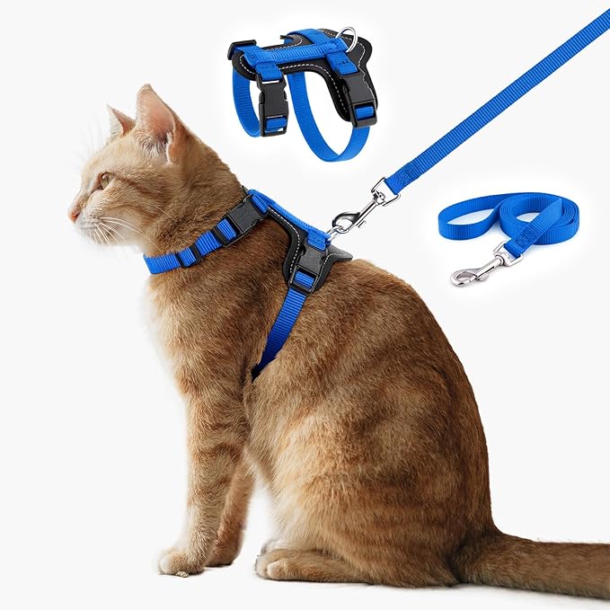 Plutus Pet Adjustable Cat Harness and Leash Set, Quick Release, Escape Proof by PLUTUSPET