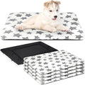 VitalCozy 4 Pcs Dog Crate Pads, Ultra Soft Warm Washable Anti-Slip Kennel Bed by VitalCozy