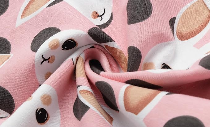 Mud Kingdom Little Girls Dresses Cotton Summer Holiday Cute Cat Dress Short - Image 6