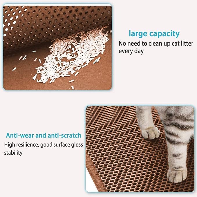 Cat Litter Mat, Waterproof/Urineproof, Scatter Control - Image 3