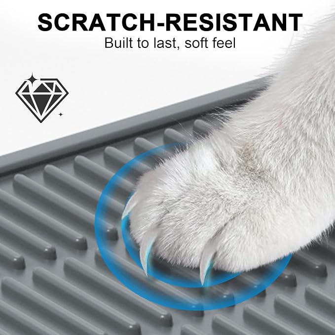 Cat Mat for Litter Box: Groove Design for Scatter Control - Image 8